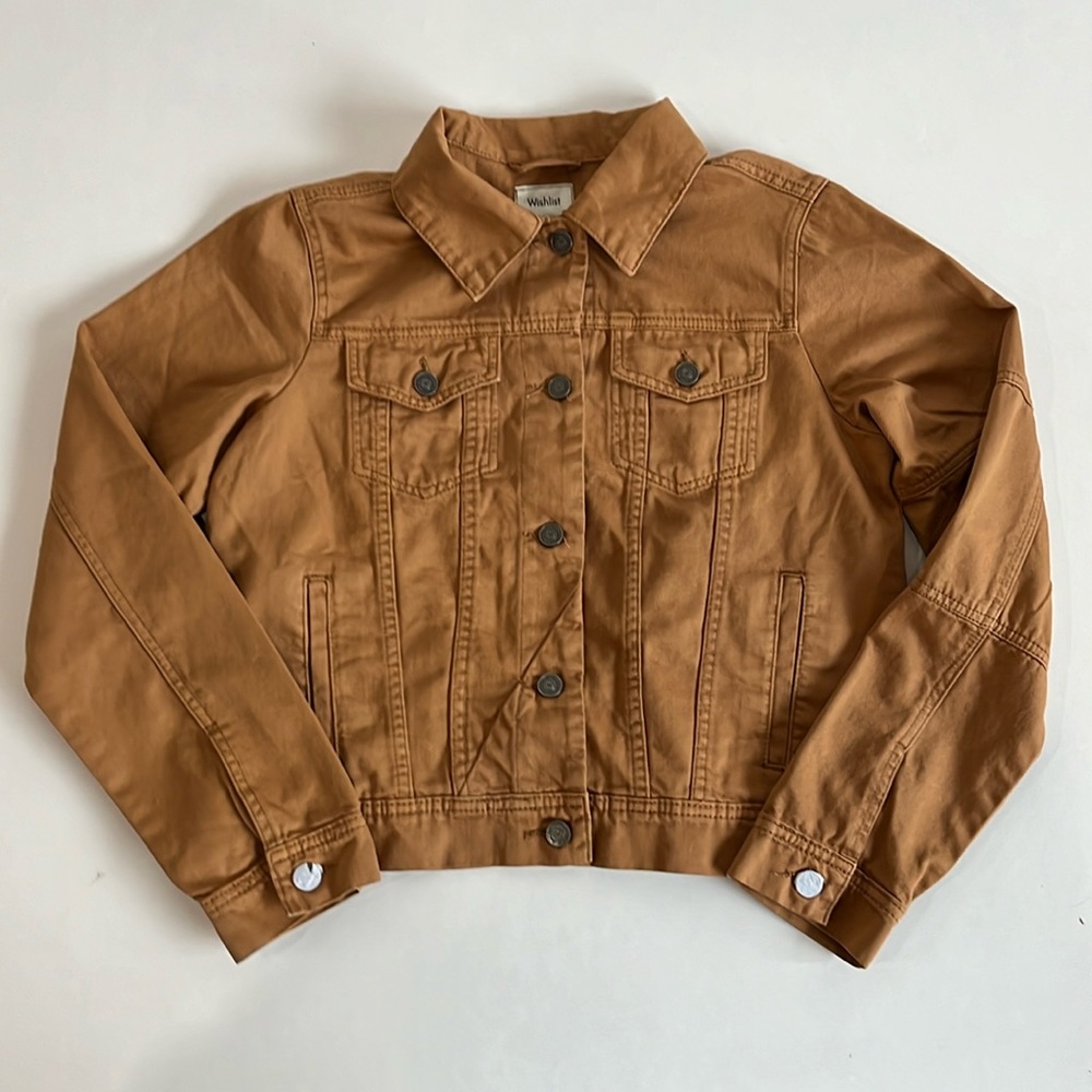 Madewell Wishlist Vicky Denim Jacket- Camel